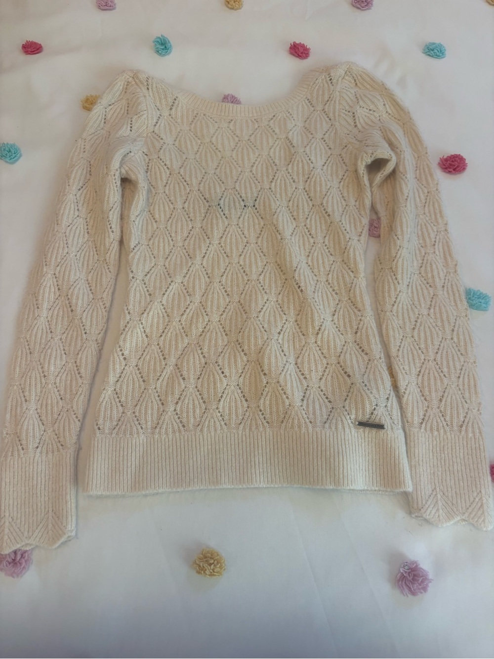 NWOT Women's Abercrombie Cream Sweater